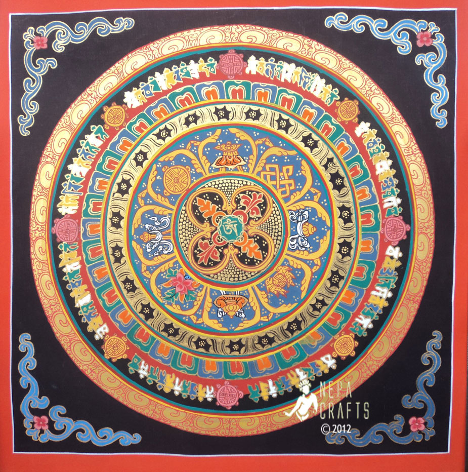 Mandala Thangka Paintings Tamang Atisan NEPAL | Thangka Painting