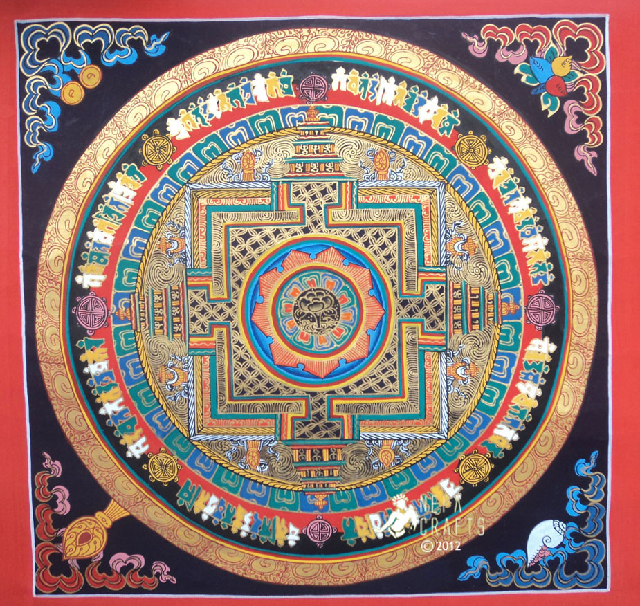 Mandala Thangka Paintings Tamang Atisan NEPAL | eBay