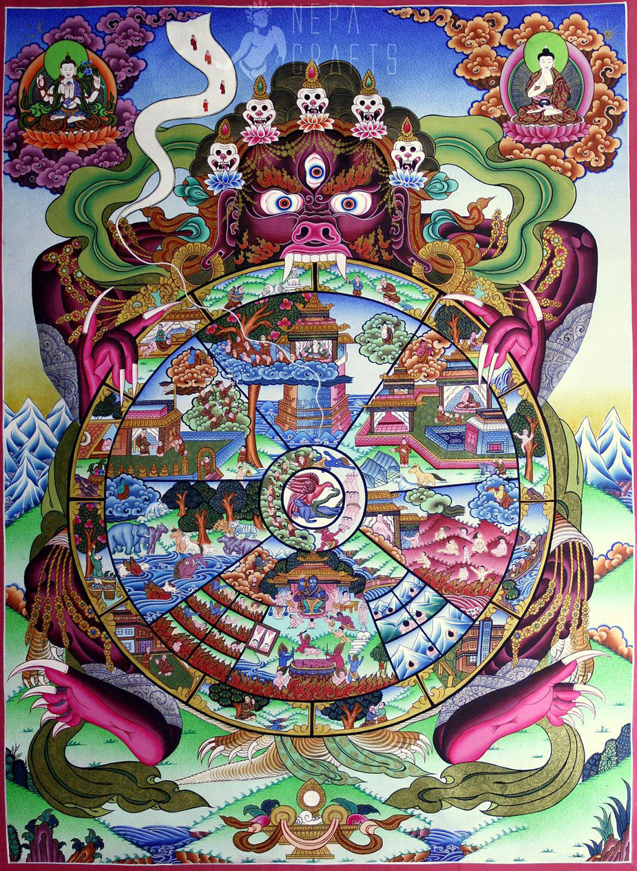   /NepaCrafts/images/Thangka%20Paintings/080211A/257.Wheel of life